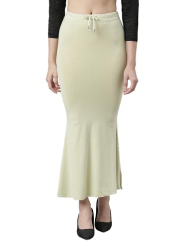 Image of TWIN BIRDS Saree Shapewear for Women | Super Soft Viscose Elastane Saree Petticoat Skirt | Stretchable & Comfortable SareeShaper