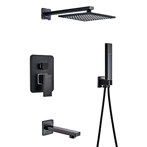 Mitigeur de baignoire noir bronze pour transformer votre douche en spa