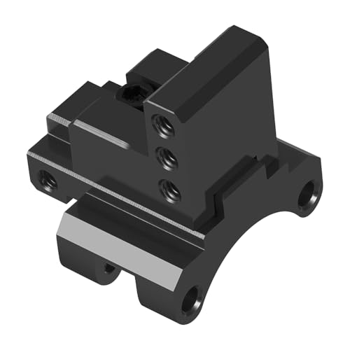 MOHERO Adjustable RC Rear Axle Truss Upper Links Mount for Axial SCX24 Deadbolt C10 Gladiator Bronco 1/24 RC Crawler Car Upgrade Part (Black)