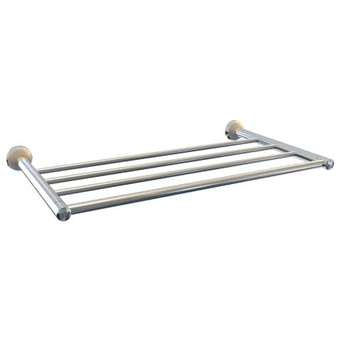 Agua Accessories Towel Rails Wall Mounted 50cm, Brass Towel Rack Hanging Cloths for Bathroom, Chrome Kitchen Towel Holder Bar is Hand Towels Storage,12-Year Guarantee Cover