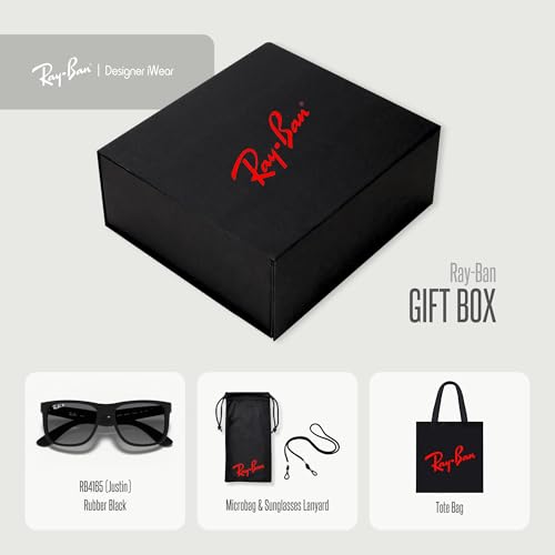 Ray-Ban Sunglasses - Luxury Gift Set: Includes Sunglasses, Tote, Microfiber Bag, Leash in Box Ideal for Gifting3