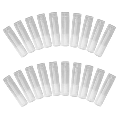 WOFASHPURET 100Piezas Vacíos Transparentes Contenedores Reutilizables Para Labial y Gloss Para Bricolaje y Cosméticos