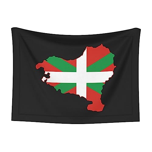 Basque Flag Map Soft and Cozy Pet Blanket for Dogs and Cats - Versatile and Comfortable Medium