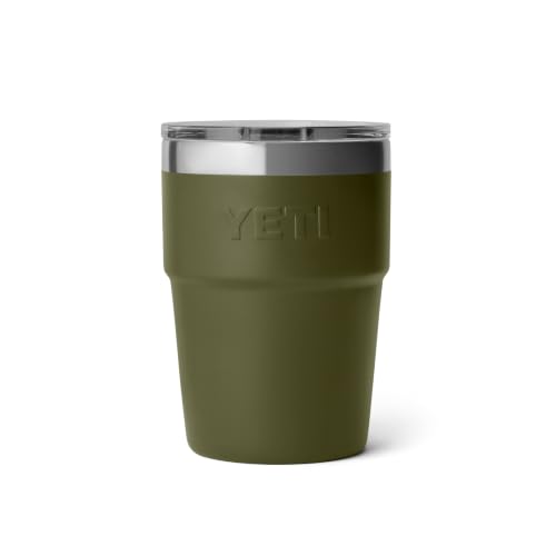 Image of YETI Rambler 16 oz Stackable Tumbler, Vacuum Insulated, Stainless Steel with MagSlider Lid | Stackable