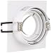 Wonderlamp Clasic W-E0 Foco empotrable cuadrado, Blanco, 10 Unidades