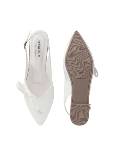 Image of SilverArrow Women's Flosmo Fashion Sandals|Mule Flats with Buckle Closure |Casual Wear