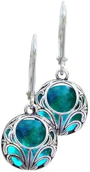 Bottled Up Designs Vintage Lace Leverback Earrings in Sterling Silver