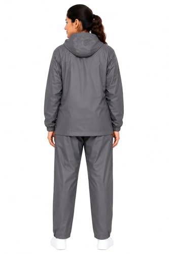 Image of Romano nx Women's 100% Waterproof Rain Suit, Hooded Jacket with Pants, Reversible Double Layer, 3 Years Warranty