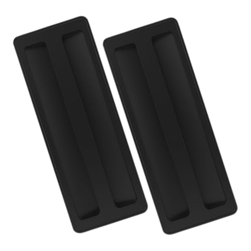 OUNONA 2 Piezas 2 Cubierta antipolvo para tostadora capota para hacer pan una tapa de tostadora cubierta para panificadora fundas de silicona cubierta de tostadas gel de sílice Negro