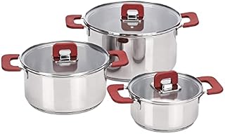 Amazon Basics Batterie de Cuisine à Induction 3 Pièces en…