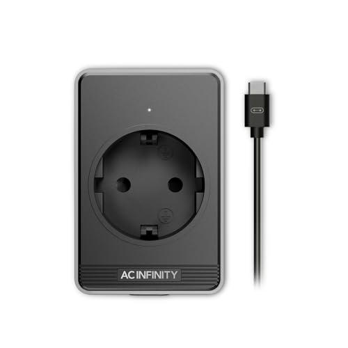 AC Infinity UIS Control Plug Socket Adapter to Connect UIS Smart Controllers to Outlet Devices