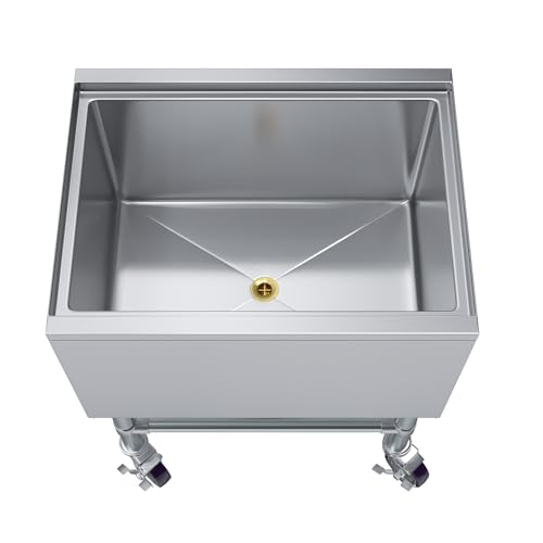 18-1/2 in. x 24 in. Mobile Ice Bin with Sliding Lid – Stainless Steel, Insulated, with Bottle Holders & Casters