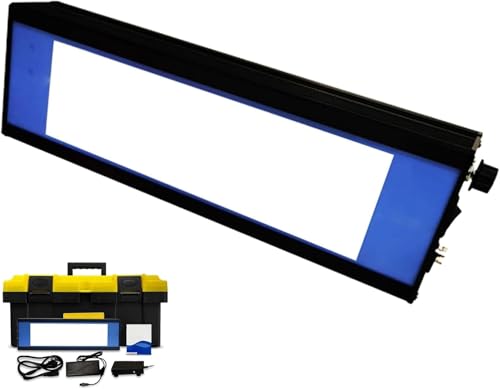 Zoienu Industrial LED Film Inspector, X-ray Inspection lamp with Foot Pedal and Storage Box, Aluminum Alloy housing, Suitable for Industrial Manufacturing. (M)