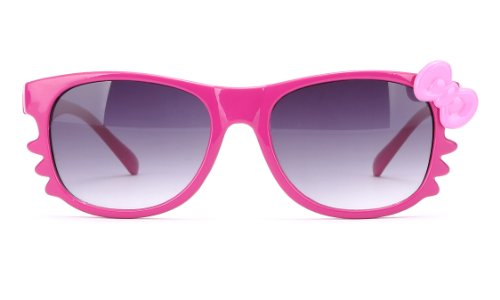 Newbee Fashion Retro Kitty Bow and Whiskers Girl Sunglasses (0-5 Years)2