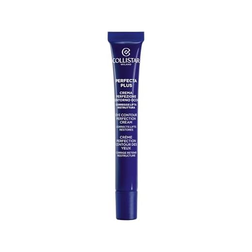 Collistar Perfecta Plus Contorno de Ojos, Crema con Pigmentos Cromo-correctores, Acción Correctora, Reafirmante y Reestructurante Contra Ojeras y Líneas Finas, Apta paraTtodo Tipo de Piel, 15 ml