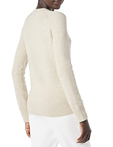 Amazon Essentials Women's Classic-Fit Soft Touch Long-Sleeve Crewneck Sweater (Available In Plus Size), Beige, Large #TOP1