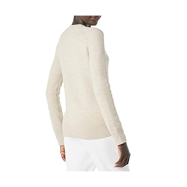 Amazon-Essentials-Womens-Classic-fit-Soft-Touch-Long-Sleeve-Crewneck-Sweater Amazon Essentials Women's Classic-Fit Soft Touch Long-Sleeve Crewneck Sweater, Beige, Medium