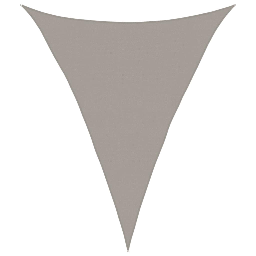 vidaXL Vela Parasole 160 g/m² Triangolare 4x5x5 m in HDPE, Vela ombreggiante, Ombra da Patio, tettoia ombreggiante, Vela da Giardino, tettoia