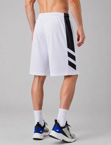 Image of Liberty Imports Pack of 5 Men's Athletic Basketball Shorts Mesh Quick Dry Activewear with Pockets