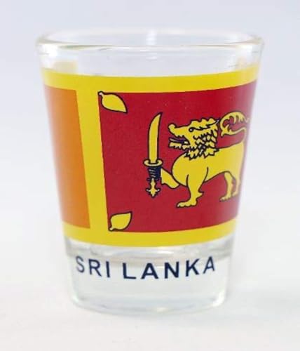 Sri Lanka Shot Glass by World By Shotglass