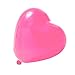 logei® 100 pezzi pallonici a forma di cuore, pallonicini di cuore, palloncini della decorazione per San Valentino, Fidanzamento, Matrimonio, colore Rosa