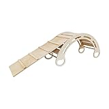 Generic LILABABY Kletterbogen mit Rutsche für Kinder 100x49x39 cm - Klettergerüst Indoor ab 1 Jahr - aus Schichtholz - Kinderwippe bis zu 130 kg - Spielzeug ab 1 Jahr Holz