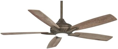 Minka Aire F1000-HBZ Dyno LED 52" Ceiling Fan with Light and Remote, Heirloom Bronze