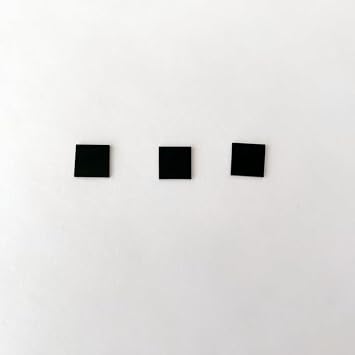 Multiple Sizes HWB850 Long Pass IR Filter RG850 Visible Light Cut 850nm Ultraviolet Transmit Black Glass3pcs 8x8x0.5mm