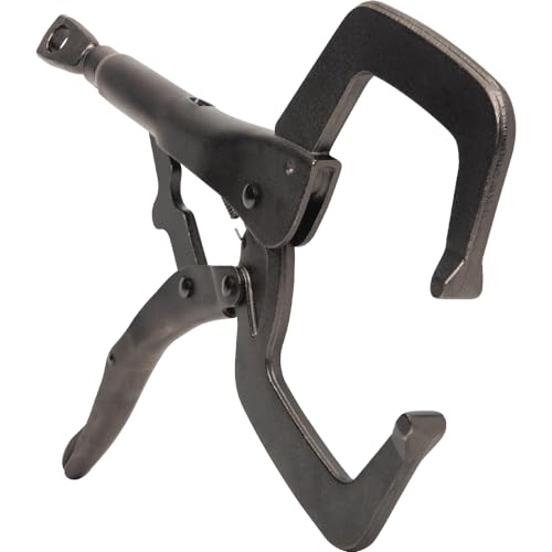 Klein Tools 38632 C-Clamp Locking Pliers with Standard Jaws, Intuitive Thumb Knob, Adjustable Clamp for Home, Shop, Woodworking, 11-Inch by KLEIN TOOLS - Image 4