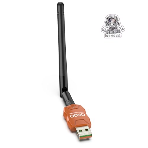 Class 1 Long Range Bluetooth Adapter for PC, QGOO USB Bluetooth Adapter for PC 5.3+EDR, Bluetooth Dongle Bluetooth Receiver Support Windows10/8.1/8/7?orange-096?