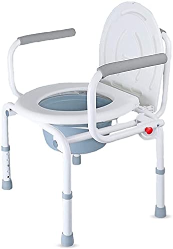 Banco de Transferencia con Asiento Acolchado, Taburete de Ducha, Silla de Ruedas, Silla Inodoro Plegable multifunción, diseño Antideslizante extraíble, Inodoro de Altura Ajustable, Apto para emba