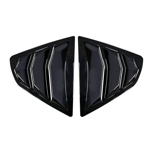 YINGTUU for Toyota Camry 2024 2023 2022 2021 2020 2019 2018 Accessories Car Rear Side Window Louvers Air Vent Scoop Shades Cover Trim Blinds Decals-Glossy Black(Not Fit 2025) by Generic - Image 7