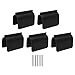 Drywall Outlet Marker, 5Pcs Electrical Outlet Marker for Drywall Install Wire Drywall Marking Tool, Power Strips (Black)