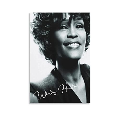 Toile Whitney Houston 60x90cm pour habiller un grand mur vide de salon