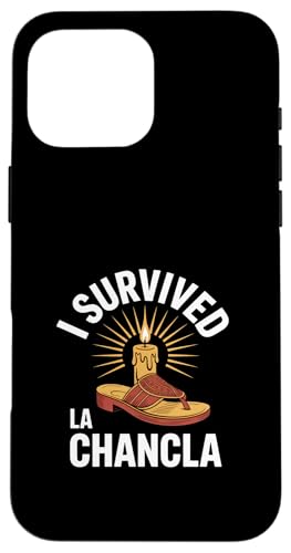 I Survived Funny Chancla �L�����h�� �x�N�g�� �X�}�z�P�[�X iPhone 16 Pro Max �p