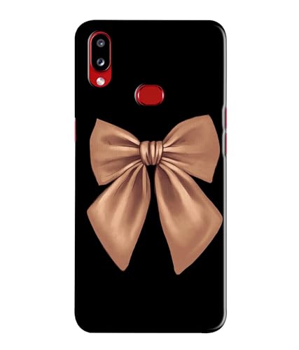 Image of Girly Pink Bow Printed Hard Back Case Cover Compatible for Samsung Galaxy A10S / Samsung Galaxy M01S (Multicolor) - D1660