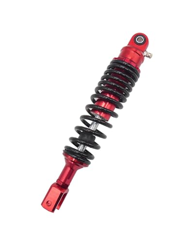 Stoßdämpfer Für Yamaha Motorroller BWS Für Xmax Aerox Dio Zoomer ATV Universal 320mm/12,5 "Motorrad Luft Stoßdämpfer Hinten Suspension Motorrad Stoßdämpfer(Red)