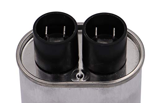 Meter Star Microwave Capacitor Replacement 2100V 0.91uf Compatible with 99% of Household Microwave Oven Brands,Connect Pin 1/4" Standard Terminal
