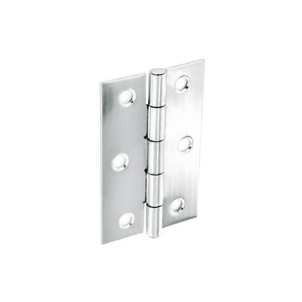 Securit Chrome Sec Stl Butt Hnge Cp 75Mm S4302*