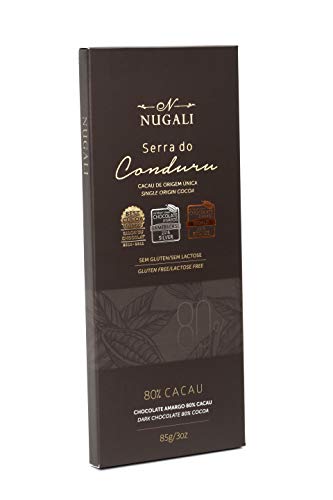 Chocolate 80% cacau Serra do Canduru Nugali 85g