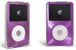 Purple Case for Apple iPod Classic Hard Case with Aluminum Plating 80gb 120gb 160gb