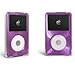 Purple For Apple iPod Classic Hard Case with Aluminum Plating 80gb 120gb 160gb