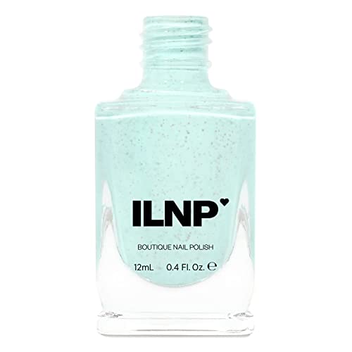 Image of ILNP Pinkies Up - Robin Egg Blue Speckled Nail Polish