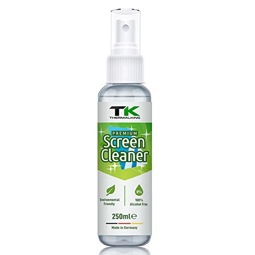 Bildschirmreiniger für Laptop - Display Reiniger für tft/tv/Monitor - Screen Cleaner Spray für LCD - Fernseher Reinigung (250 ml)
