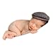 Vemonllas Fashion Newborn Boy Girl Costume Outfits Baby Photo Props Hat Gentleman Cap (Grey)