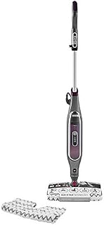 Shark Klik n' Flip Automatic Steam Mop [S6003UK] 3 Settings, 6m Cord, Bordeaux/Steel Grey