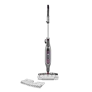 Shark Klik n' Flip Automatic Steam Mop [S6003UK] 3 Settings, 6m Cord, Bordeaux/Steel Grey