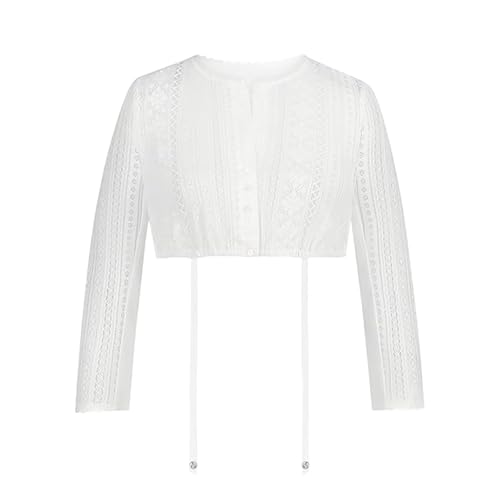 Camisa de cosplay elegante con blusa de encaje histórica para mujer 2