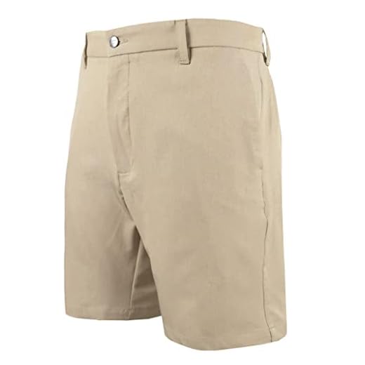 Callaway Golf Textured Heather 9" Short Khaki Size 34