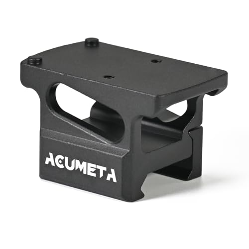 ACUMETA Raised Mount - Bastion Mount Raiser for Optics for 20mm Rails (Black，Height Increase 25 mm)